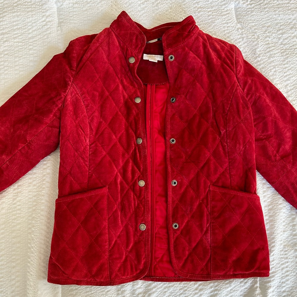 red charter club jacket